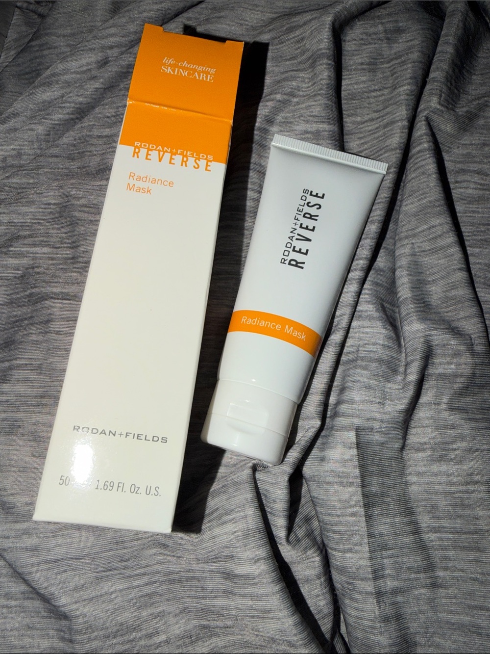 Rodan + Fields Reverse Radiance Mask – White & Orange Packaging